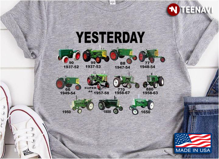 Yesterday Timeline Of Tractor For Tractor Lover