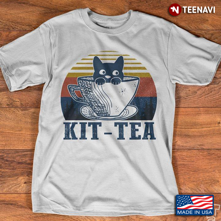 Vintage Kit Tea For Cat Lover