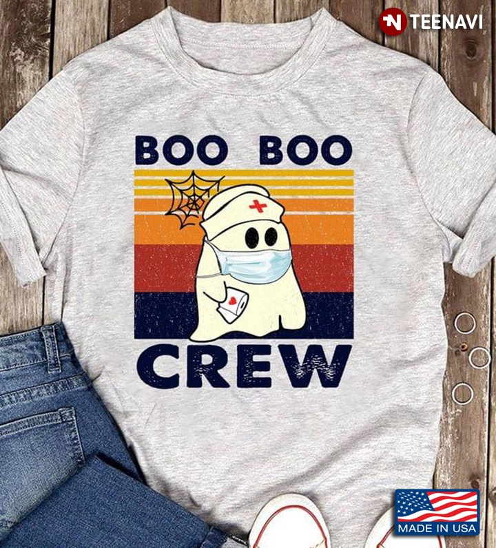 Vintage Boo Boo Crew Nurse Boo For Halloween