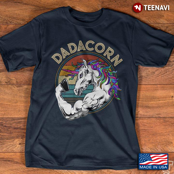 Vintage Dadacorn Unicorn For Father's Day