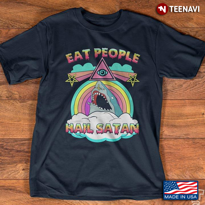 Shark Eat People Hail Satan