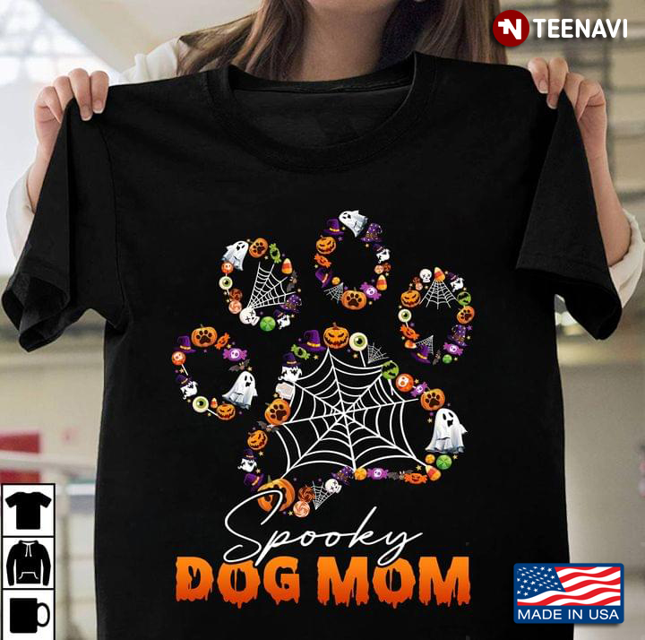 Spooky Dog Mom Dog Lover For Halloween