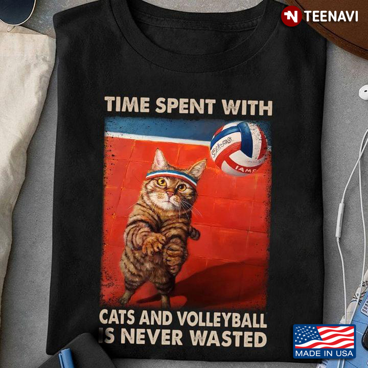 Time Spent With Cats And Volleyball Is Never Wasted Cool Cat Playing Volleyball