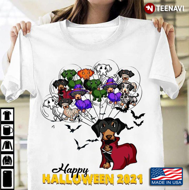 Happy Halloween 2021 Dachshunds In Hallooween Costumes Dog Lover For Halloween