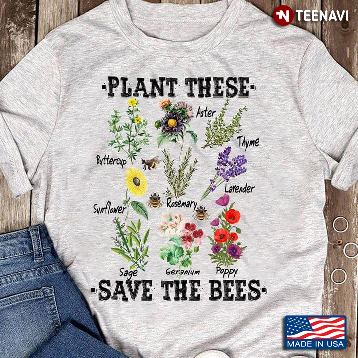 Plant These Save The Bees