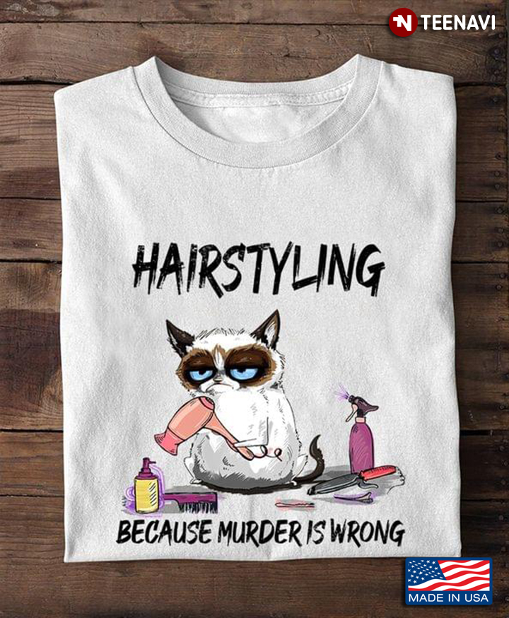 Grumpy Cat Hairstyling Because Murder Is Wrong