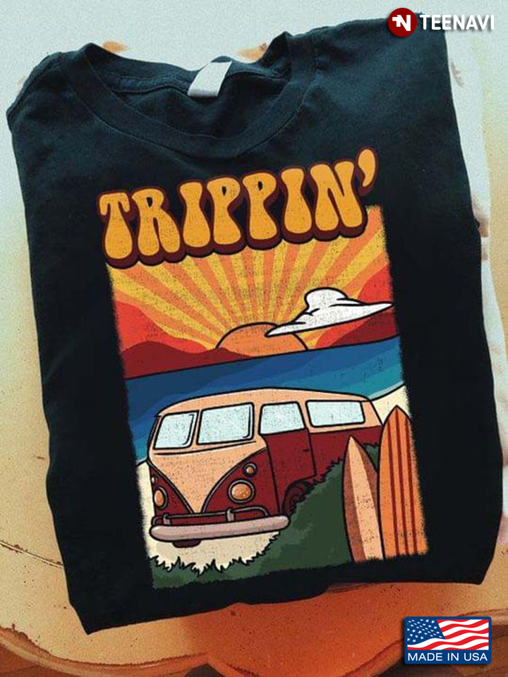 Trippin' Car On The Road For Travelling Lover