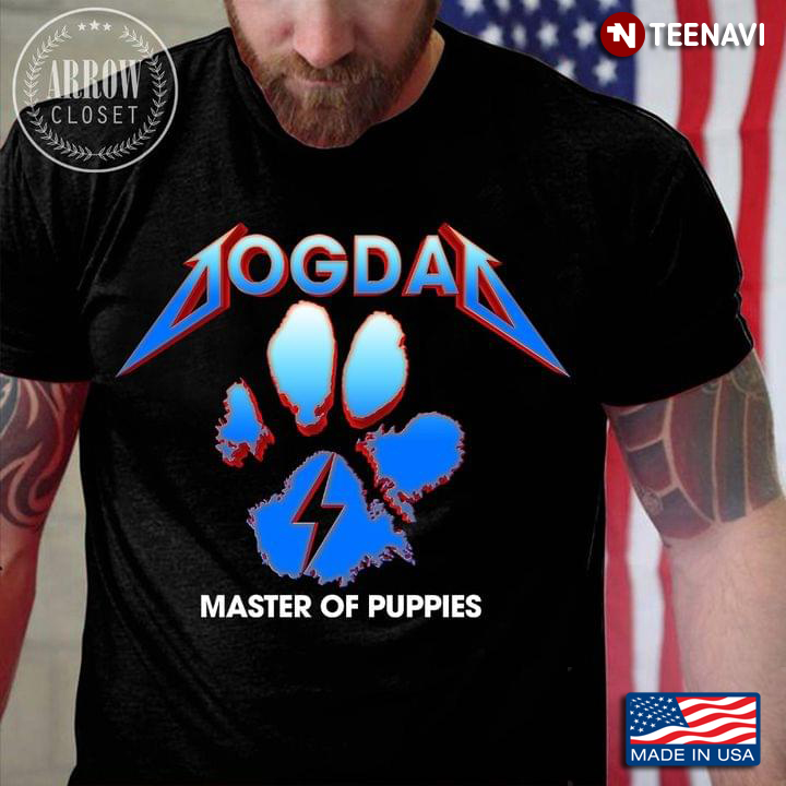 Dod Dad Master Of Puppies Dog Lover For Father's Day