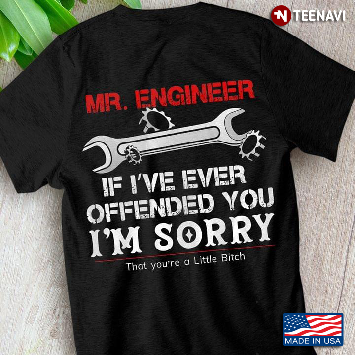 Mr Engineer If I've Ever Offended You I'm Sorry That You're A Little Bitch