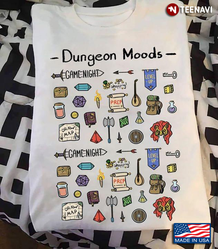 Dungeon Moods Dungeons & Dragons For Game Lover
