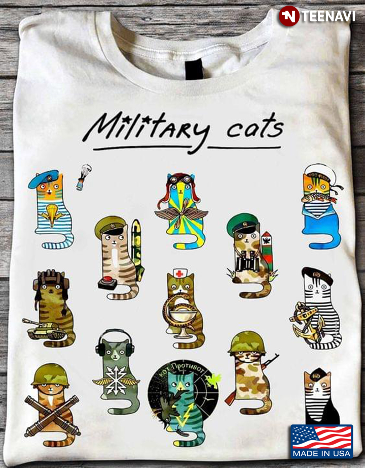 Military Cats Funny Cats For Cat Lover