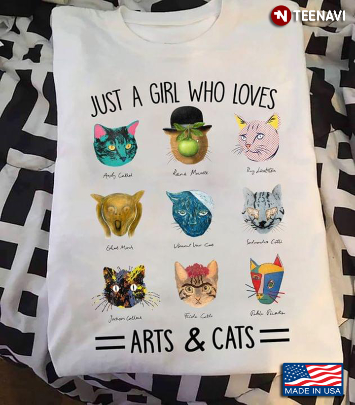 Just A Girl Who Loves Arts And Cats