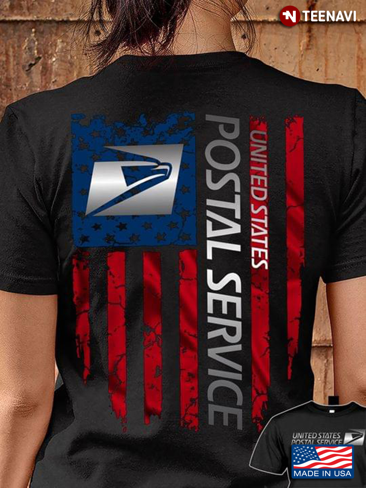 United States Postal Service American Flag For Postal Worker