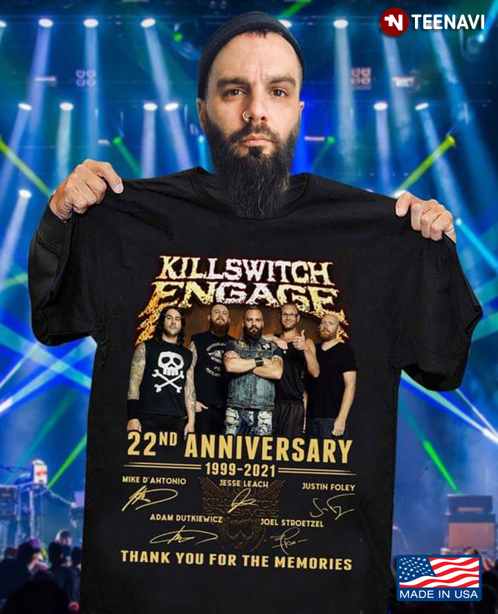 Killswitch Engage 22nd Anniversary 1990 2021 Thank You For The Memories With Signatures