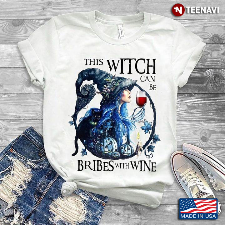 This Witch Can Be Bribes With Wine For Halloween