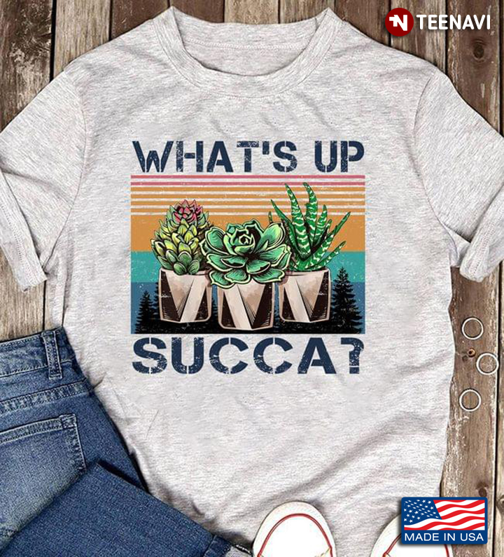 Vintage What's Up Succa For Garden Lover
