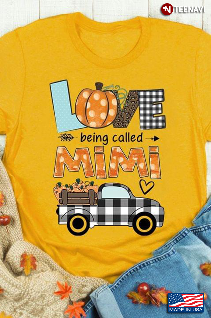 Love Being Called Mimi Pumpkins On Car Leopard