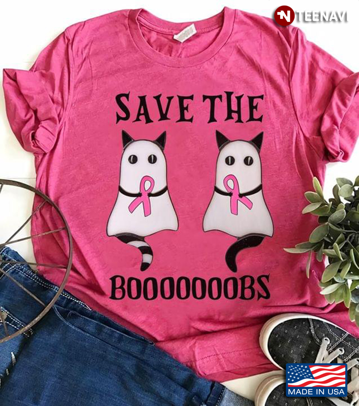 Save The Booooooobs Cats Breast Cancer Awareness