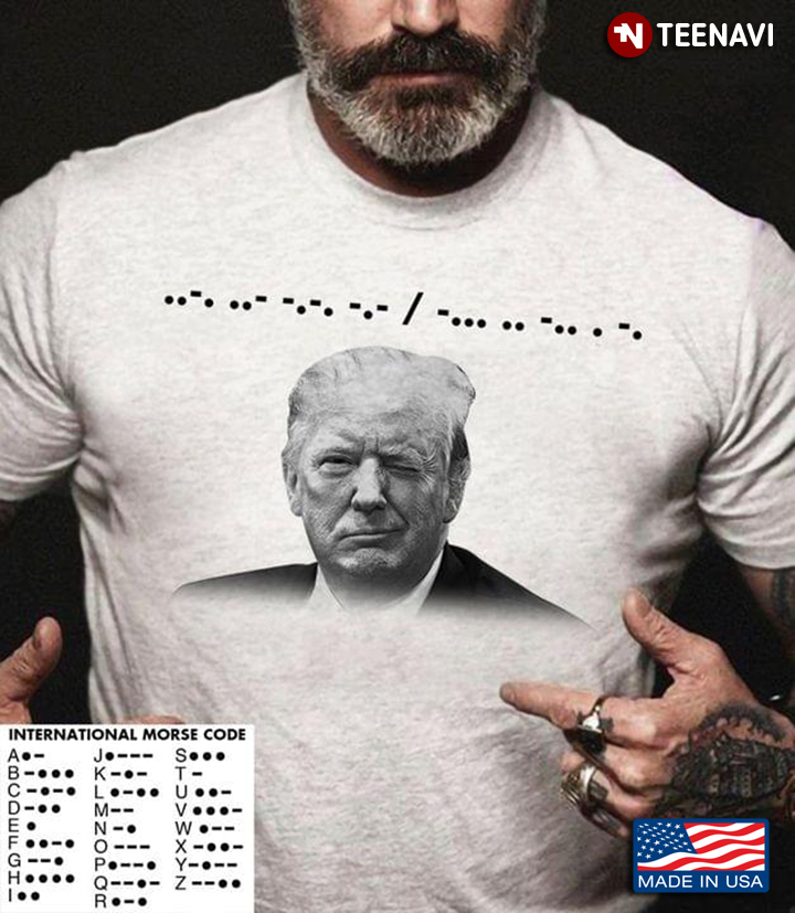 Fuck Biden Donald Trump International Morse Code