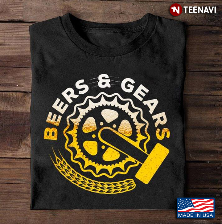 Beers And Gears For Beer And Motorcycle Lover