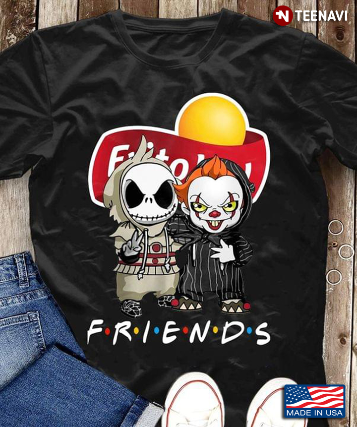 Frito Lay Friends Baby Jack Skellington And Pennywise T-Shirt