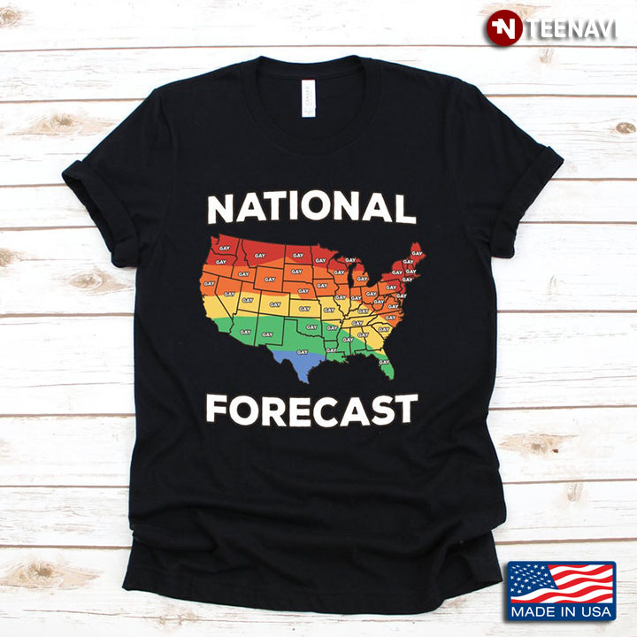 National Forecast 50 States Of United States Map