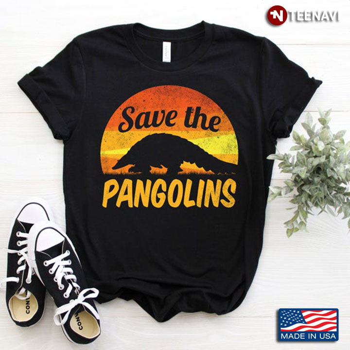 Vintage Save The Pangolins For Animal Lover