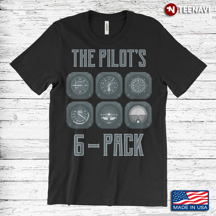 The Pilot's 6 Pack Airplane Funny Gifts For Pilots
