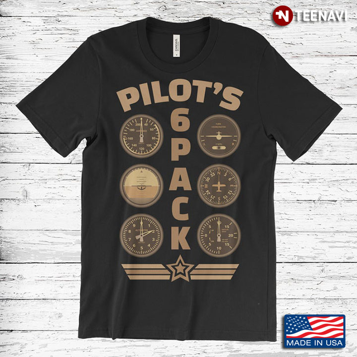 Pilot's 6 Pack Airplane Funny Gifts For Pilots