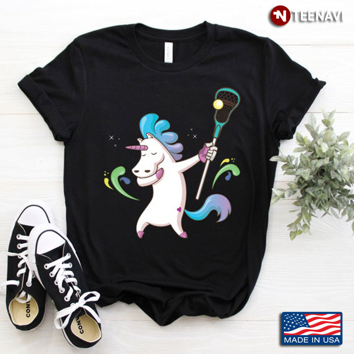 Unicorn With Lacrosse Stick And Ball For Lacrosse Lover