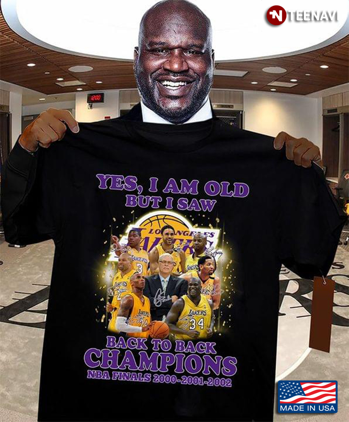 Yes I Am Old But I Saw Los Angeles Lakers Back To Champions Nba Finals 2000 2001 2002