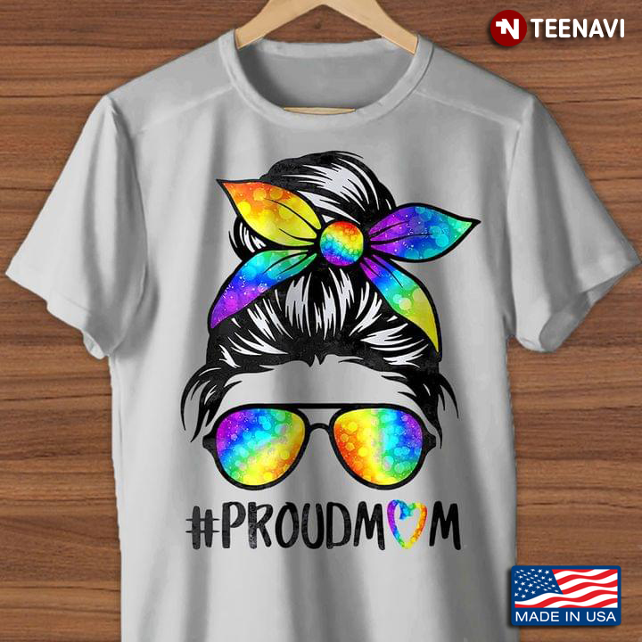 LGBT Proud Mom Women With Headband And Glasses For Mother's Day