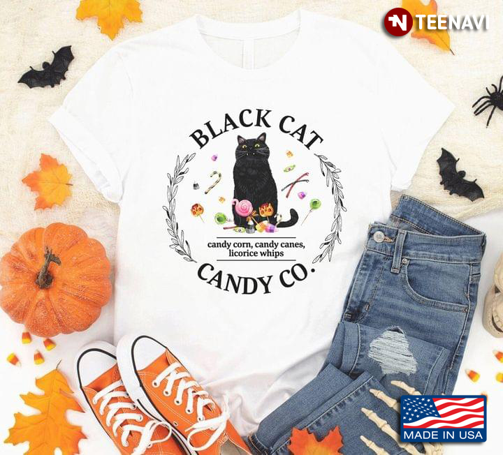 Black Cat Candy Corn Candy Canes Licorice Whips Candy Co For Halloween