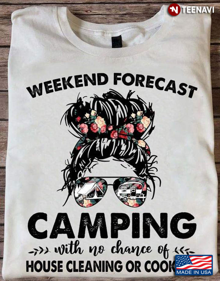 Weekend Forecast Camping With No Chance Of House Cleaning Or Cooking for Camper