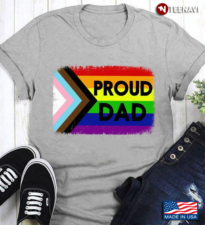 Proud Dad LGBT Flag