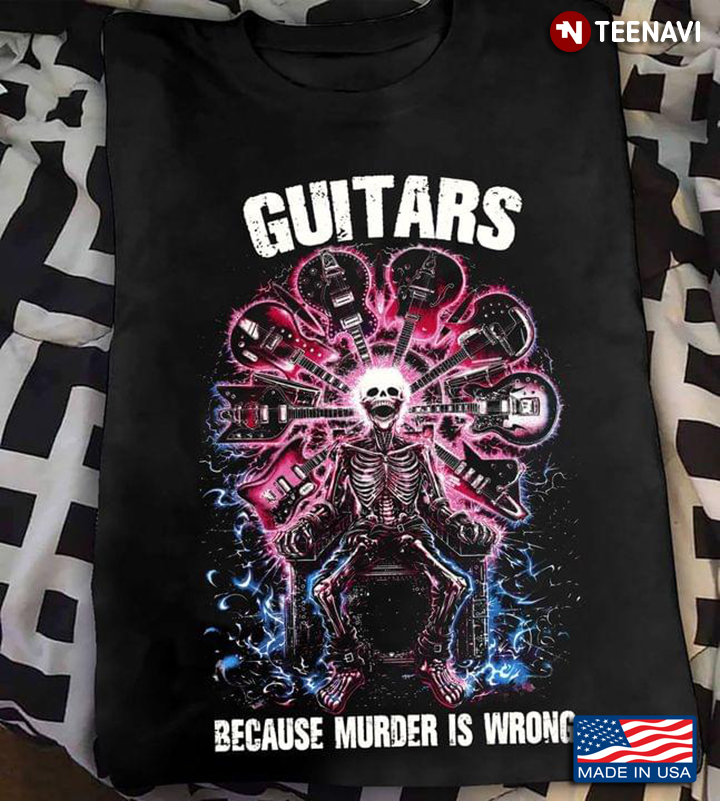 Skeleton Guitars Because Murder Is Wrong For Music Lover