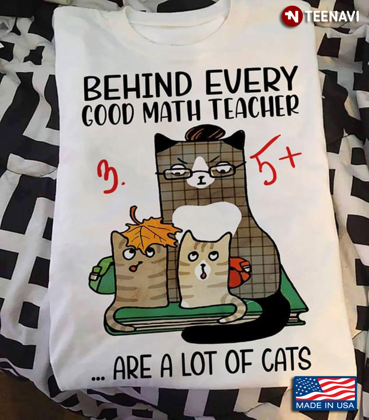 Behind Every Good Math Teacher Are A Lot Of Cats
