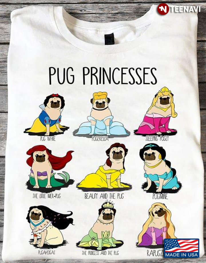 Disney Pugs Princess Dog Lover