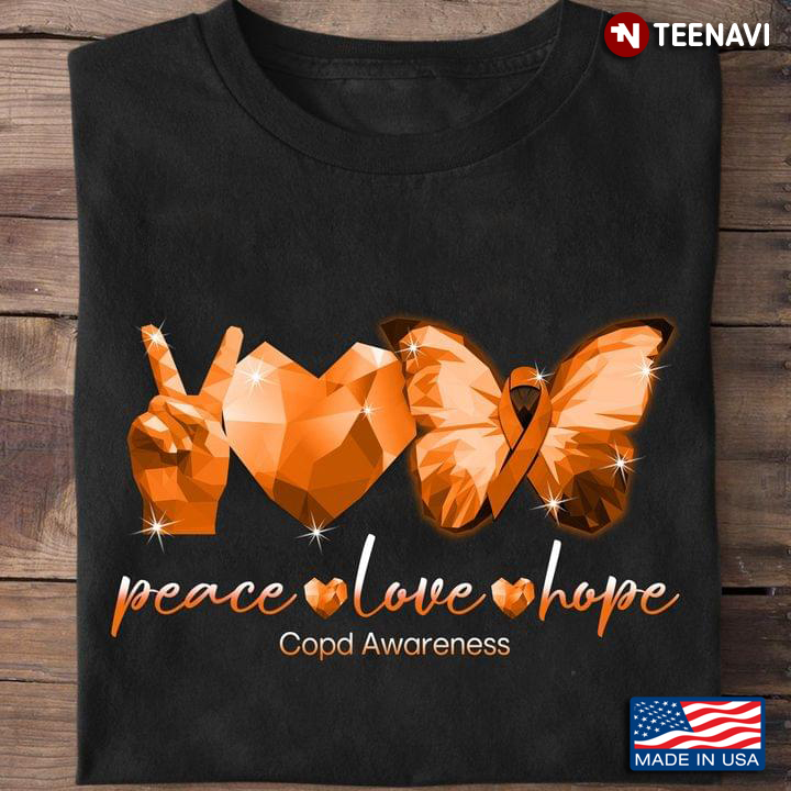 Peace Love Hope Copd Awareness