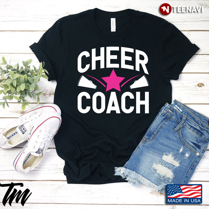 Cheerleader Cheer Coach Pink Star