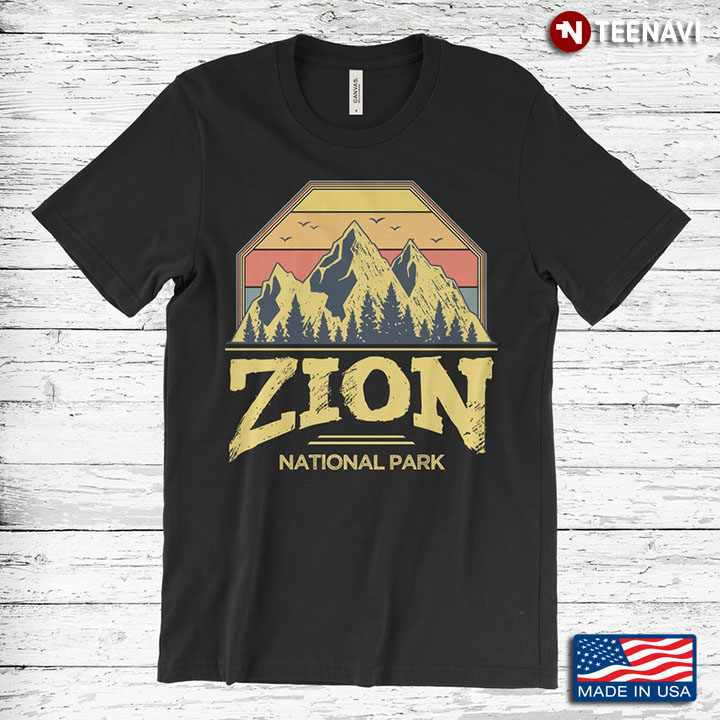 Zion National Park Vintage National Park Lover