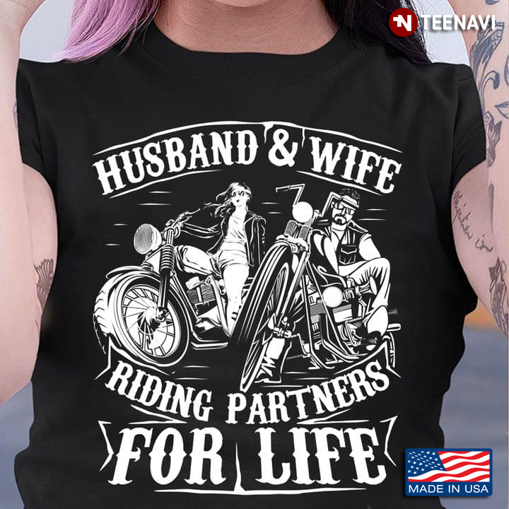 Husband And Wife Riding Partner For Life Gift