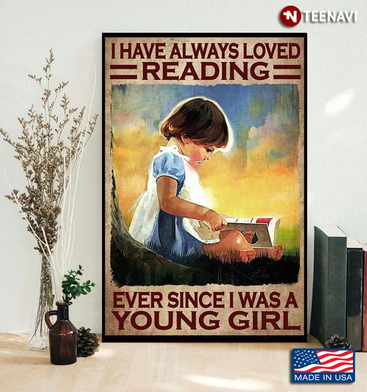 Vintage Little Girl Sitting Under Tree Reading Book I Have Always Loved Reading Ever Since I Was A Young Girl