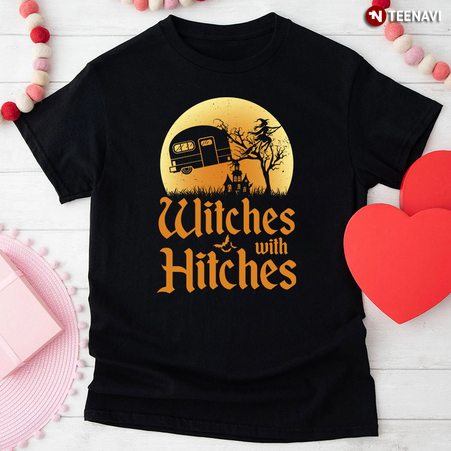 Caravan Halloween Witches with Hitches for Camping Lover T-Shirt