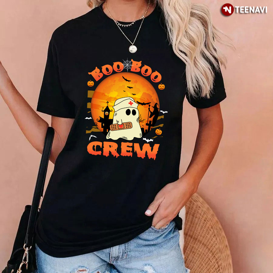 Boo Boo Crew Halloween Nurse T-Shirt