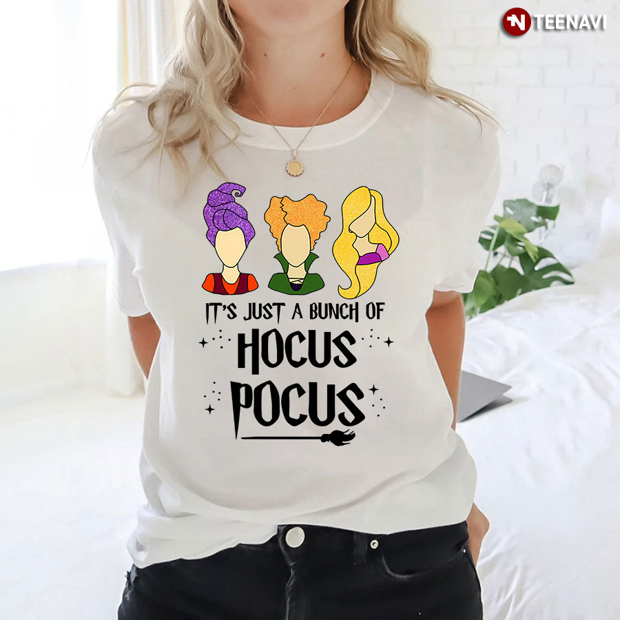 Bling Bling Witches It’s Just A Bunch Of Hocus Pocus T-Shirt