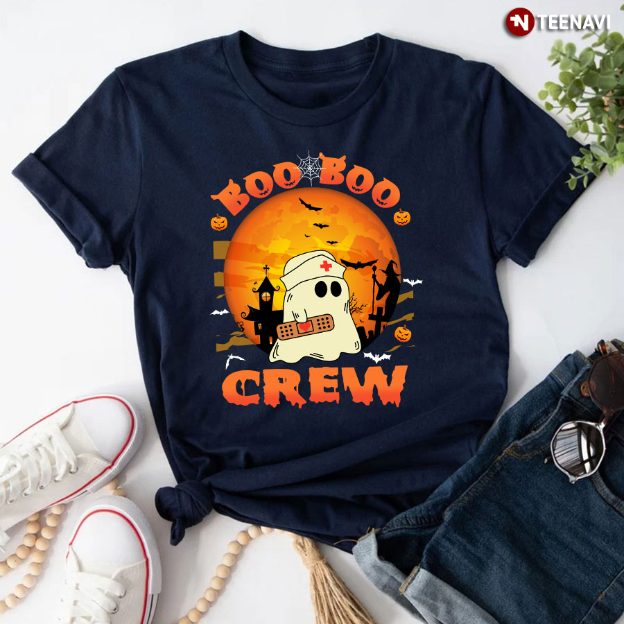 Boo Boo Crew Halloween Nurse T-Shirt
