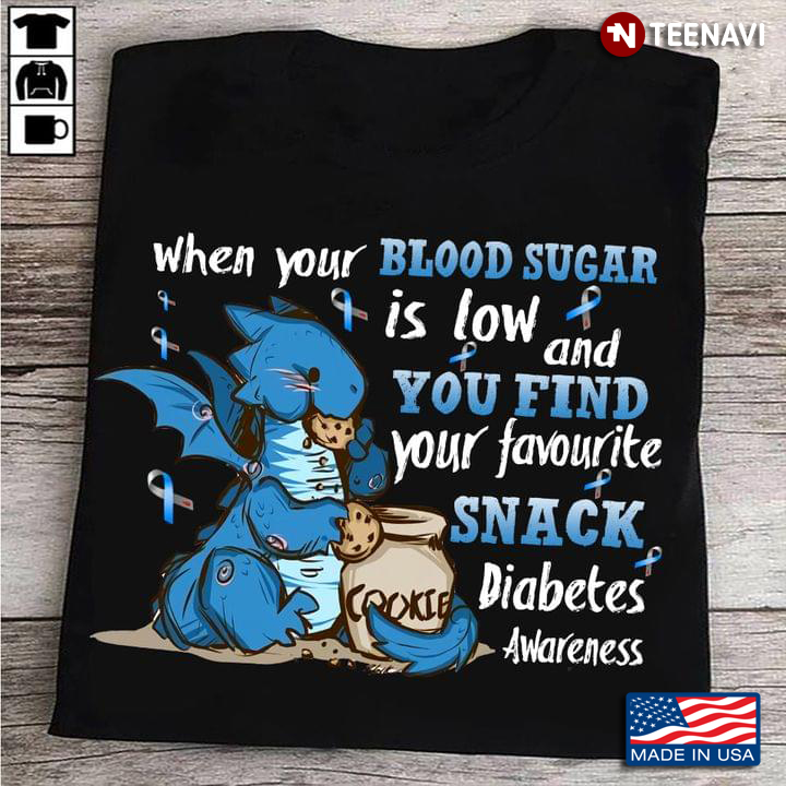 Dragon Cookie When Your Blood Sugar Is Low And  You Find Your Favourite Snack Diabetes Awareness