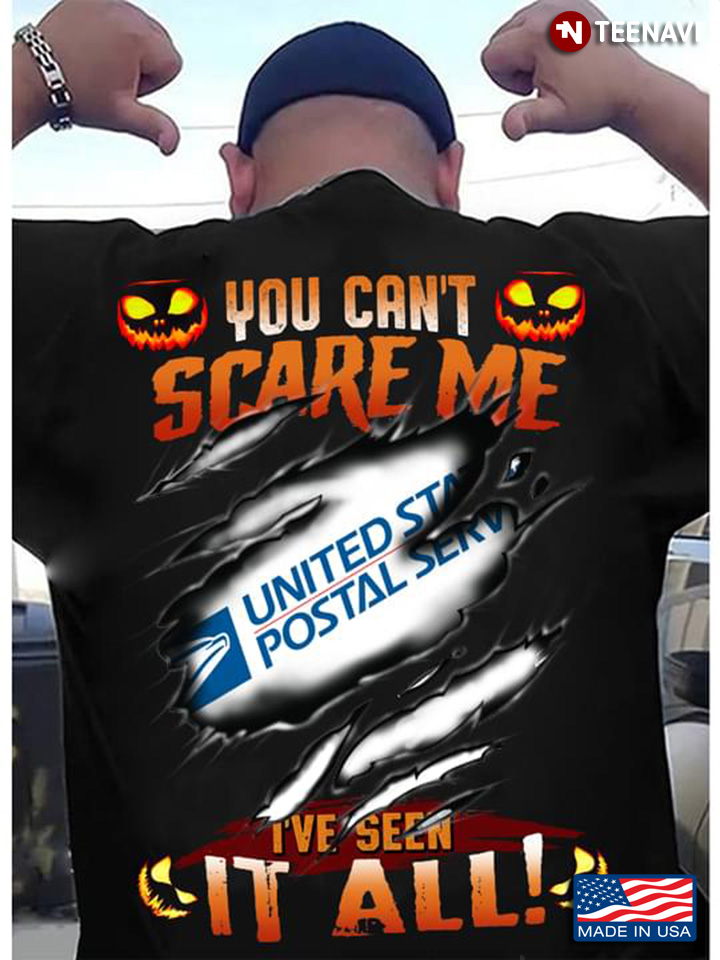 Halloween You Can’t Scare Me  United State Postal Service  I’ve Seen It All For Waste Management