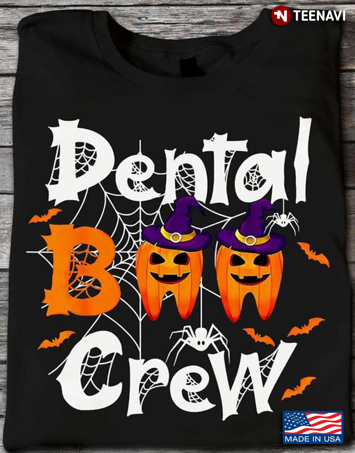 Dental Boo Crew Halloween For Dental Lovers T-Shirt